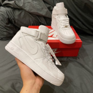 [FreeShip+ Hàng Xịn] Giày thể thao af1 Full trắng cao cổ hàng 1:1,Giày Air force trắng cao Full phụ kiện